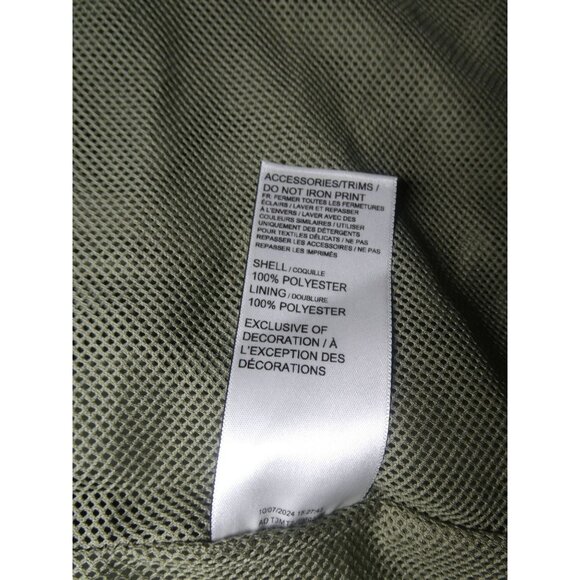 Puma Men's ESS Blocked Woven Jacket Loden Green Size M - Picture 12 of 12